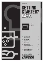 Zanussi ZFM20100 User Manual preview