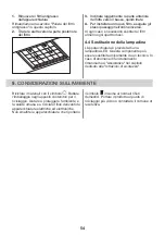 Preview for 54 page of Zanussi ZFP616K User Manual