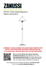 Предварительный просмотр 1 страницы Zanussi ZFPTH1 Manual & Safety Instructions