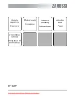 Zanussi ZFT 410W Instruction Book preview