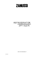 Preview for 1 page of Zanussi ZFT 51/2 R Instruction Booklet