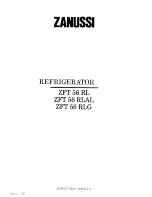 Zanussi ZFT 56 RL Instruction Booklet preview