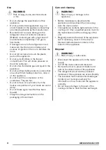 Preview for 4 page of Zanussi ZFT11105XA User Manual