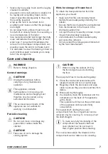 Preview for 7 page of Zanussi ZFT11105XA User Manual