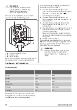 Preview for 12 page of Zanussi ZFT11105XA User Manual