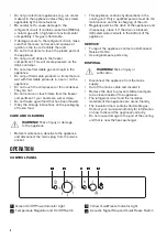 Предварительный просмотр 4 страницы Zanussi ZFT11112WV User Manual