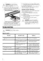 Предварительный просмотр 8 страницы Zanussi ZFT11112WV User Manual