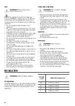 Preview for 44 page of Zanussi ZFT11407WA User Manual