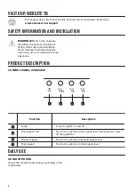 Preview for 2 page of Zanussi ZFT419K User Manual