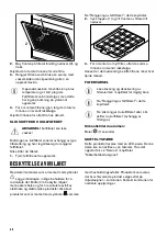 Preview for 68 page of Zanussi ZFT919Y User Manual