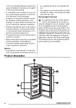 Preview for 4 page of Zanussi ZFU20200WA User Manual