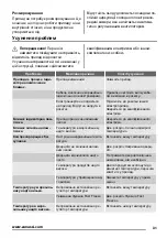 Предварительный просмотр 31 страницы Zanussi ZFU20200WA User Manual