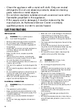 Preview for 10 page of Zanussi ZFU23404WA User Manual