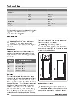 Preview for 10 page of Zanussi ZFU25200WA User Manual