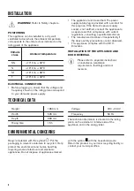 Preview for 8 page of Zanussi ZFU25200XA User Manual