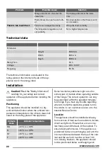 Preview for 22 page of Zanussi ZFU27400WA User Manual