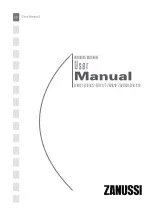 Zanussi ZFV1027 User Manual preview