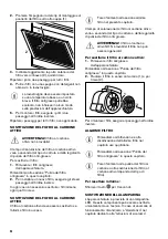 Предварительный просмотр 54 страницы Zanussi ZFV919Y User Manual