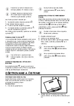 Предварительный просмотр 97 страницы Zanussi ZFV919Y User Manual