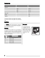 Preview for 8 page of Zanussi ZFX305W User Manual