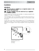 Preview for 16 page of Zanussi ZGF 642 Instruction Booklet