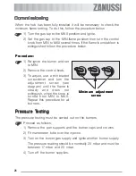 Preview for 26 page of Zanussi ZGF 642 Instruction Booklet