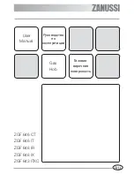 Zanussi ZGF 646 CT User Manual предпросмотр