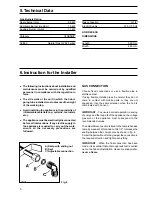 Preview for 6 page of Zanussi ZGF 646 Operating And Installation Manual