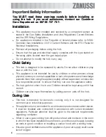 Preview for 4 page of Zanussi ZGF 692 C Instruction Booklet