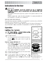 Preview for 7 page of Zanussi ZGF 692 C Instruction Booklet