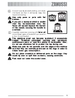 Preview for 9 page of Zanussi ZGF 692 C Instruction Booklet