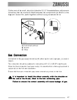 Предварительный просмотр 17 страницы Zanussi ZGF 7521 Instruction Booklet