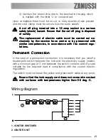 Предварительный просмотр 21 страницы Zanussi ZGF 7521 Instruction Booklet