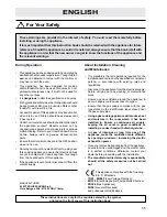 Zanussi ZGF 983 ITX Instruction Booklet preview