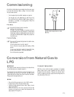 Предварительный просмотр 15 страницы Zanussi ZGG 642 Instruction Booklet