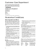 Preview for 6 page of Zanussi ZGG 6420 Instruction Booklet