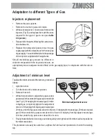 Preview for 17 page of Zanussi ZGG 643 Operating Instructions Manual