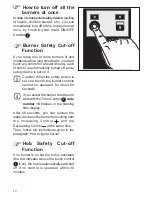 Preview for 12 page of Zanussi ZGG 743 EX Instruction Booklet