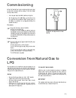 Preview for 15 page of Zanussi ZGG 752 Instruction Booklet