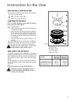 Preview for 5 page of Zanussi ZGG 78 Instruction Booklet