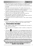 Предварительный просмотр 5 страницы Zanussi ZGG 782 CT Instruction Booklet