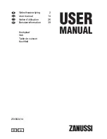 Preview for 1 page of Zanussi ZGG62414 User Manual