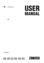 Zanussi ZGG62414SA User Manual preview