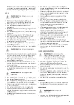 Предварительный просмотр 5 страницы Zanussi ZGG65334XA User Manual