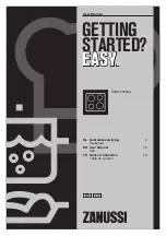 Zanussi ZGG76524XA User Manual preview