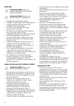 Предварительный просмотр 4 страницы Zanussi ZGG76524XA User Manual