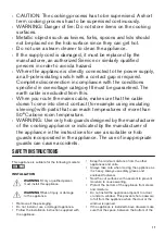 Предварительный просмотр 17 страницы Zanussi ZGG76524XA User Manual