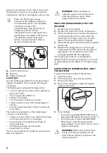 Предварительный просмотр 20 страницы Zanussi ZGG76524XA User Manual