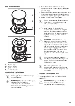 Предварительный просмотр 23 страницы Zanussi ZGG76524XA User Manual