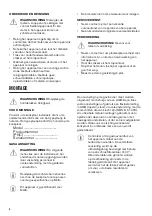 Предварительный просмотр 6 страницы Zanussi ZGG96624 User Manual